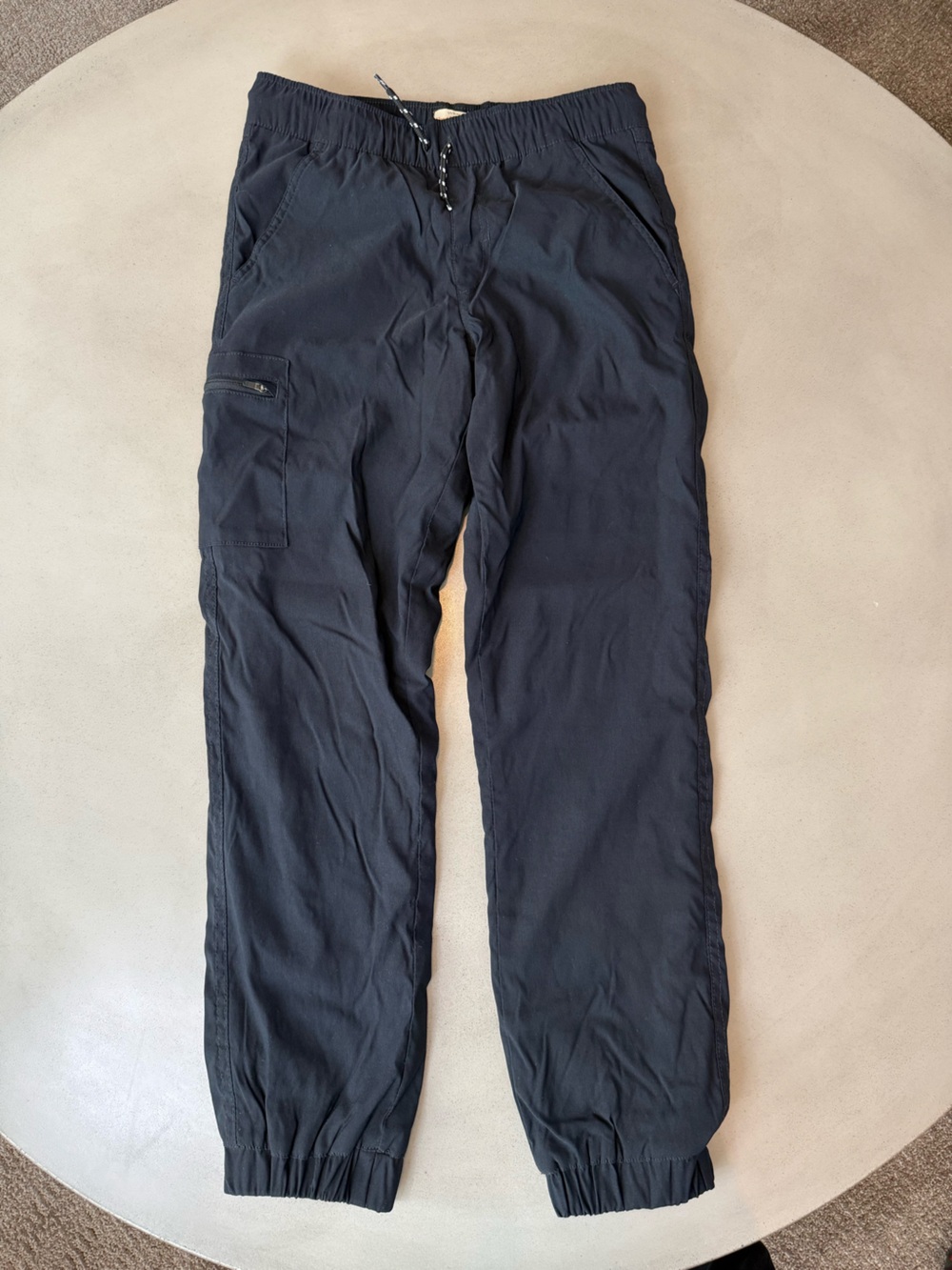 Boys Black Jogger Pants - Fleece Lined Casual Pants
